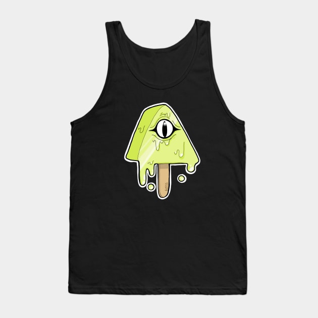 The All Seeing Ice Cream Tank Top by Bat13SJx